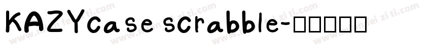 KAZYcase scrabble字体转换